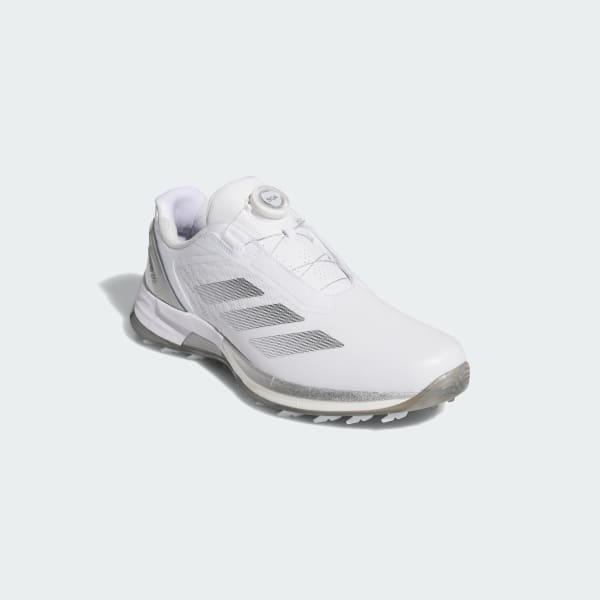 Purchase Adidas Adizero ZG Lo BOA 無釘高爾夫鞋 雲白/鐵灰/銀金屬配色 JS1766