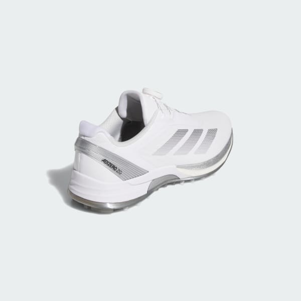 Details for Adidas Adizero ZG Lo BOA 無釘高爾夫鞋 雲白/鐵灰/銀金屬配色 JS1766