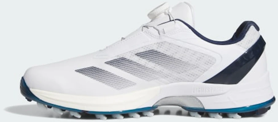 阿迪达斯 Adizero ZG Lo BOA 无钉高尔夫鞋 云白/夜靛蓝/银金属 JS1767 Sizing 阿迪达斯 Adizero ZG Lo BOA 无钉高尔夫鞋 云白/夜靛蓝/银金属 JS1767