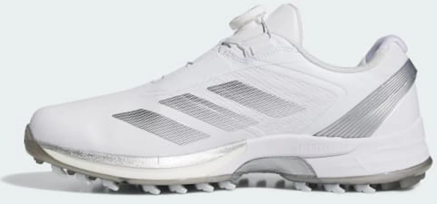 Adidas Adizero ZG Lo BOA 無釘高爾夫鞋 雲白/鐵灰/銀金屬配色 JS1766 Sizing Adidas Adizero ZG Lo BOA 無釘高爾夫鞋 雲白/鐵灰/銀金屬配色 JS1766