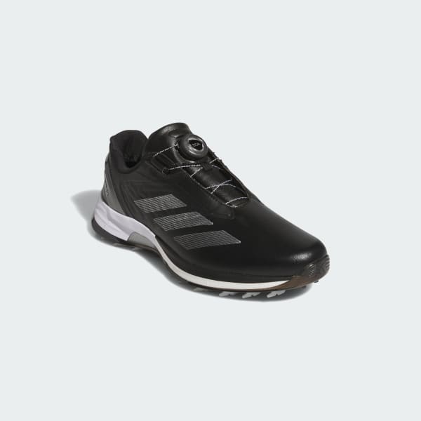 Adidas Adizero ZG Lo Spikeless Golf Shoes Core Black/Silver Metallic/Iron Metallic 圖 4