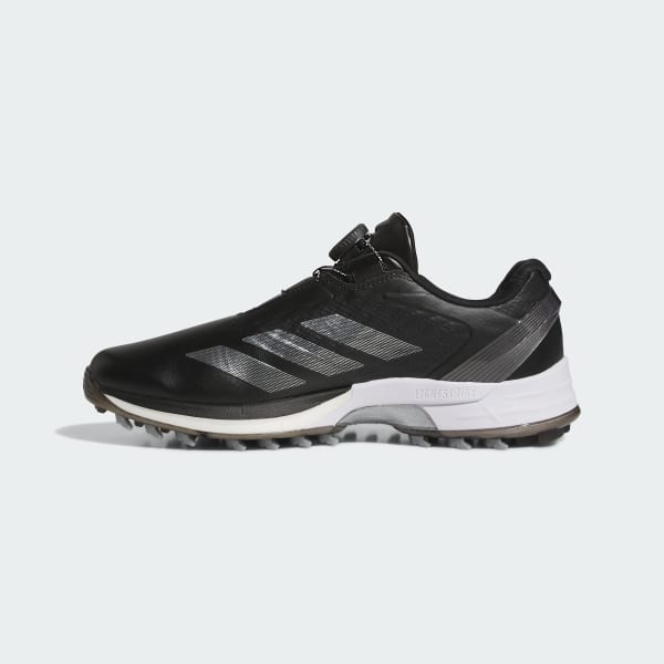 Adidas Adizero ZG Lo Spikeless Golf Shoes Core Black/Silver Metallic/Iron Metallic 圖 6
