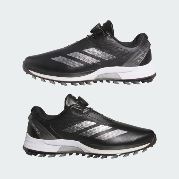 Adidas Adizero ZG Lo Spikeless Golf Shoes Core Black/Silver Metallic/Iron Metallic 圖 7