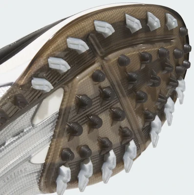 阿迪达斯 Adizero ZG 无钉高尔夫鞋 黑色/银色/铁金属色 JS1768 1