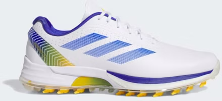 Adidas Adizero ZG Spikeless Golf Shoes Cloud White/Lucid Blue/Crew Yellow JS1897 Adidas Adizero ZG Spikeless Golf Shoes Cloud White/Lucid Blue/Crew Yellow JS1897