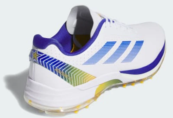 Adidas Adizero ZG Spikeless Golf Shoes Cloud White/Lucid Blue/Crew Yellow JS1897 Purchase Adidas Adizero ZG Spikeless Golf Shoes Cloud White/Lucid Blue/Crew Yellow JS1897