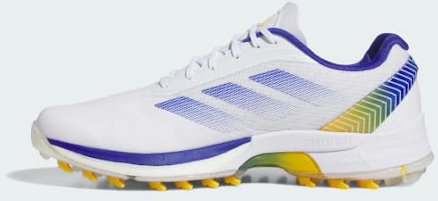 Adidas Adizero ZG Spikeless Golf Shoes Cloud White/Lucid Blue/Crew Yellow JS1897 Details for Adidas Adizero ZG Spikeless Golf Shoes Cloud White/Lucid Blue/Crew Yellow JS1897