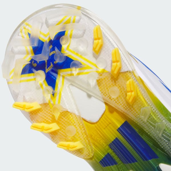 Adidas Adizero ZG Spikeless Golf Shoes Cloud White/Lucid Blue/Crew Yellow 圖 8