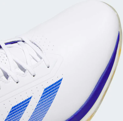 Adidas Adizero ZG Spikeless Golf Shoes Cloud White/Lucid Blue/Crew Yellow JS1897 1