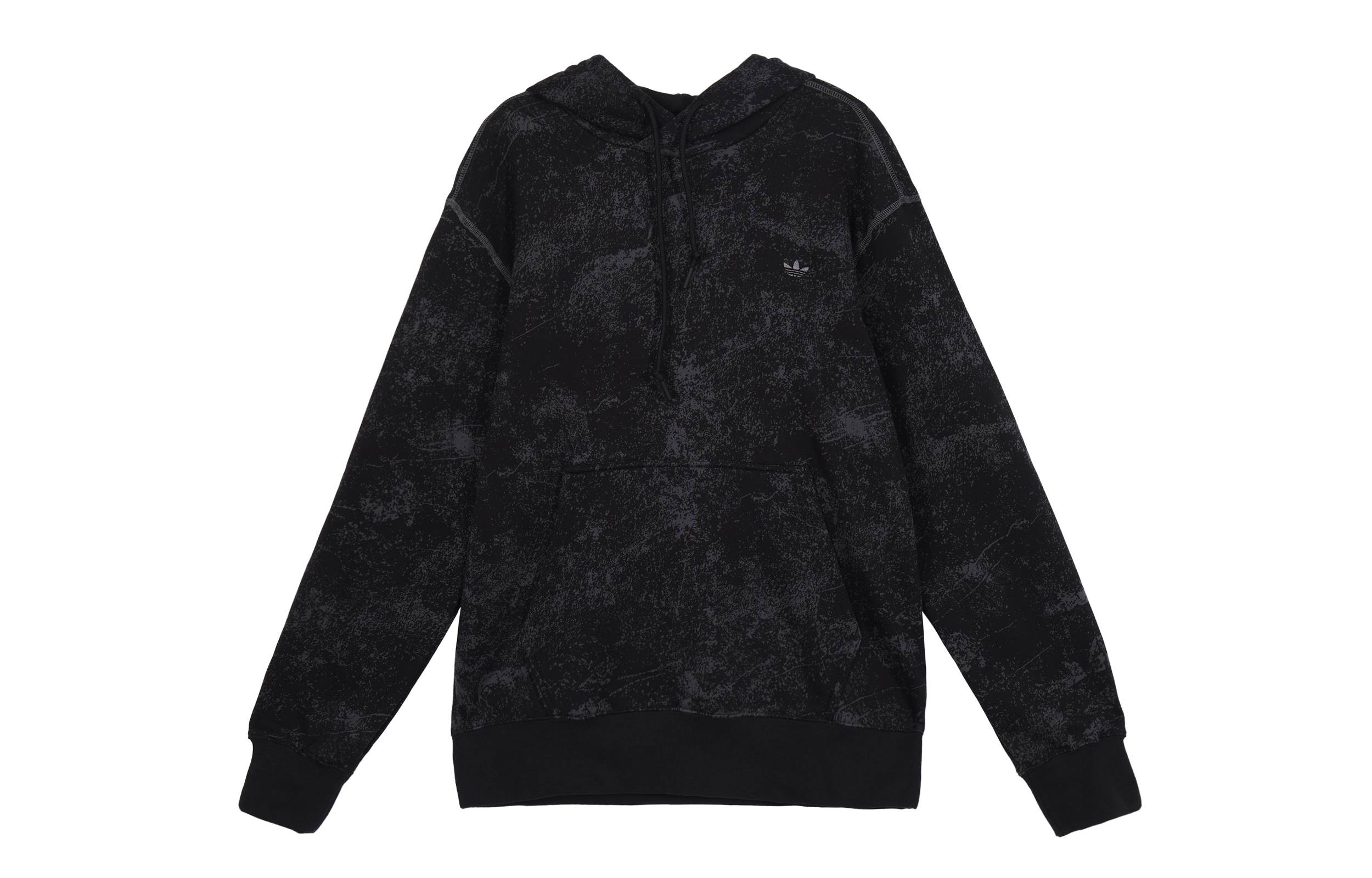 adidas Adventure Graphic Tie-Dye Pullover Hoodie Black IL4984