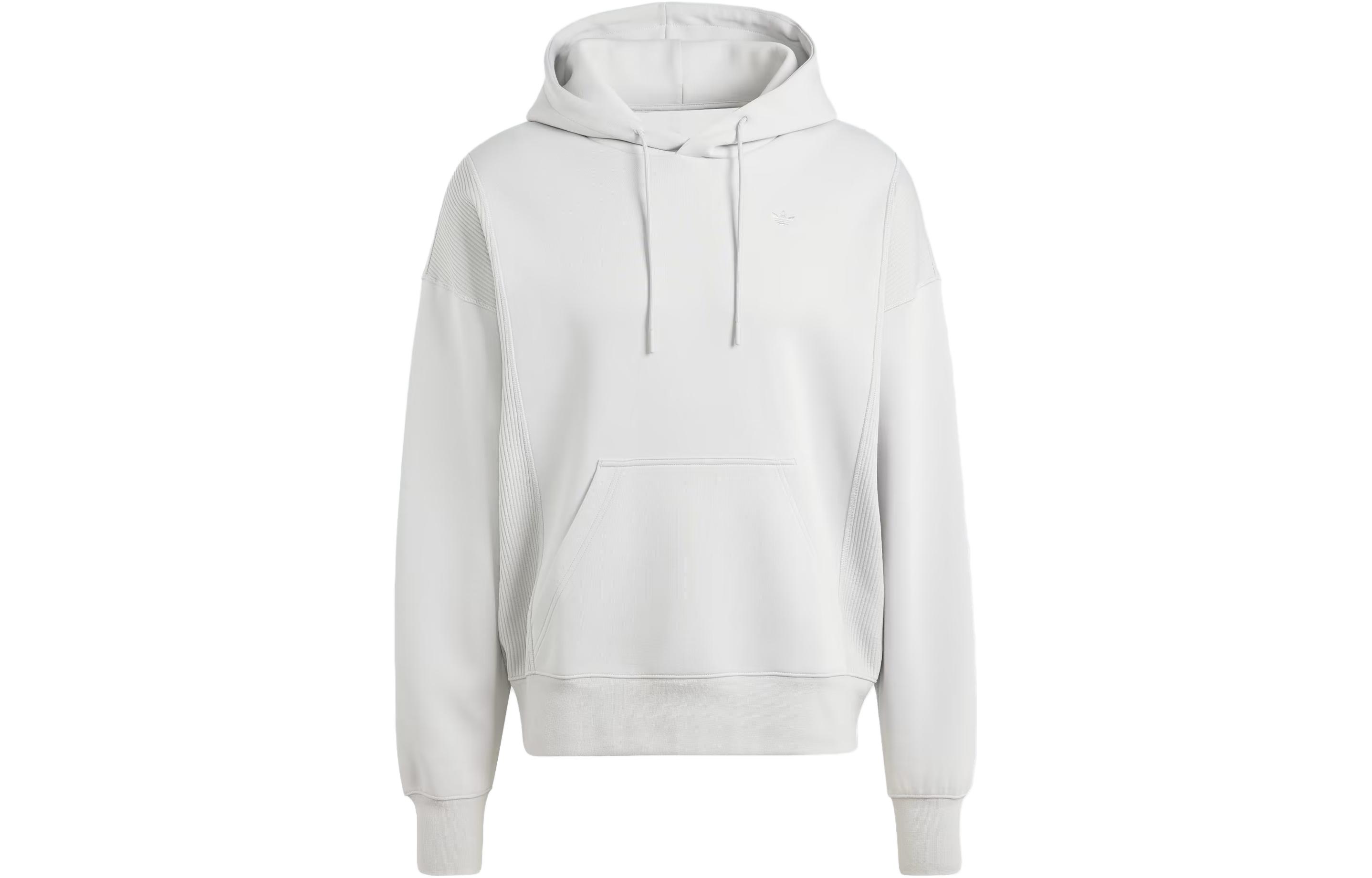 adidas Adventure Hoodie White with Minimal Logo Design IL5184