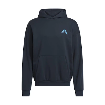 adidas AE Foundation Big Logo Overlap Hoodie Aurora Ink ( Basketball Hoodie) IW8054