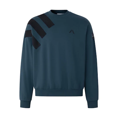 adidas Ae Foundation Crew Sweatshirt Polar Blue Basketball Pullover IM8231
