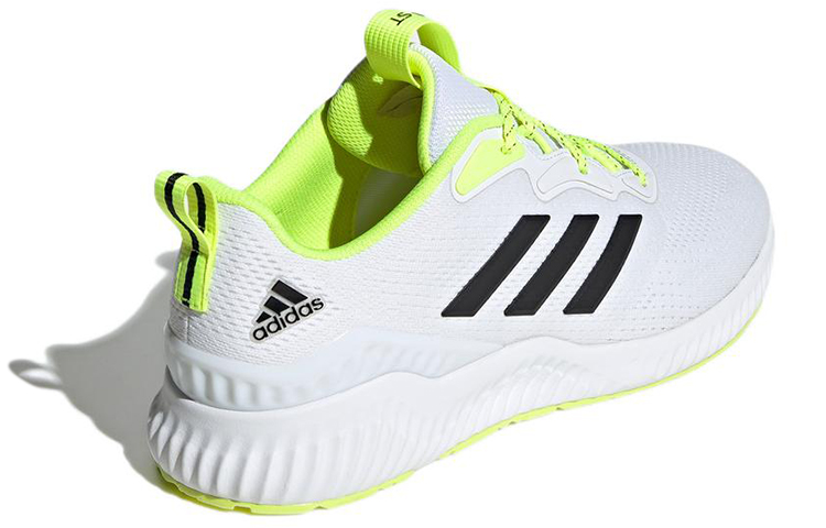 Shop adidas Aerobounce st 低筒 跑步鞋 男款 黑白 舒適