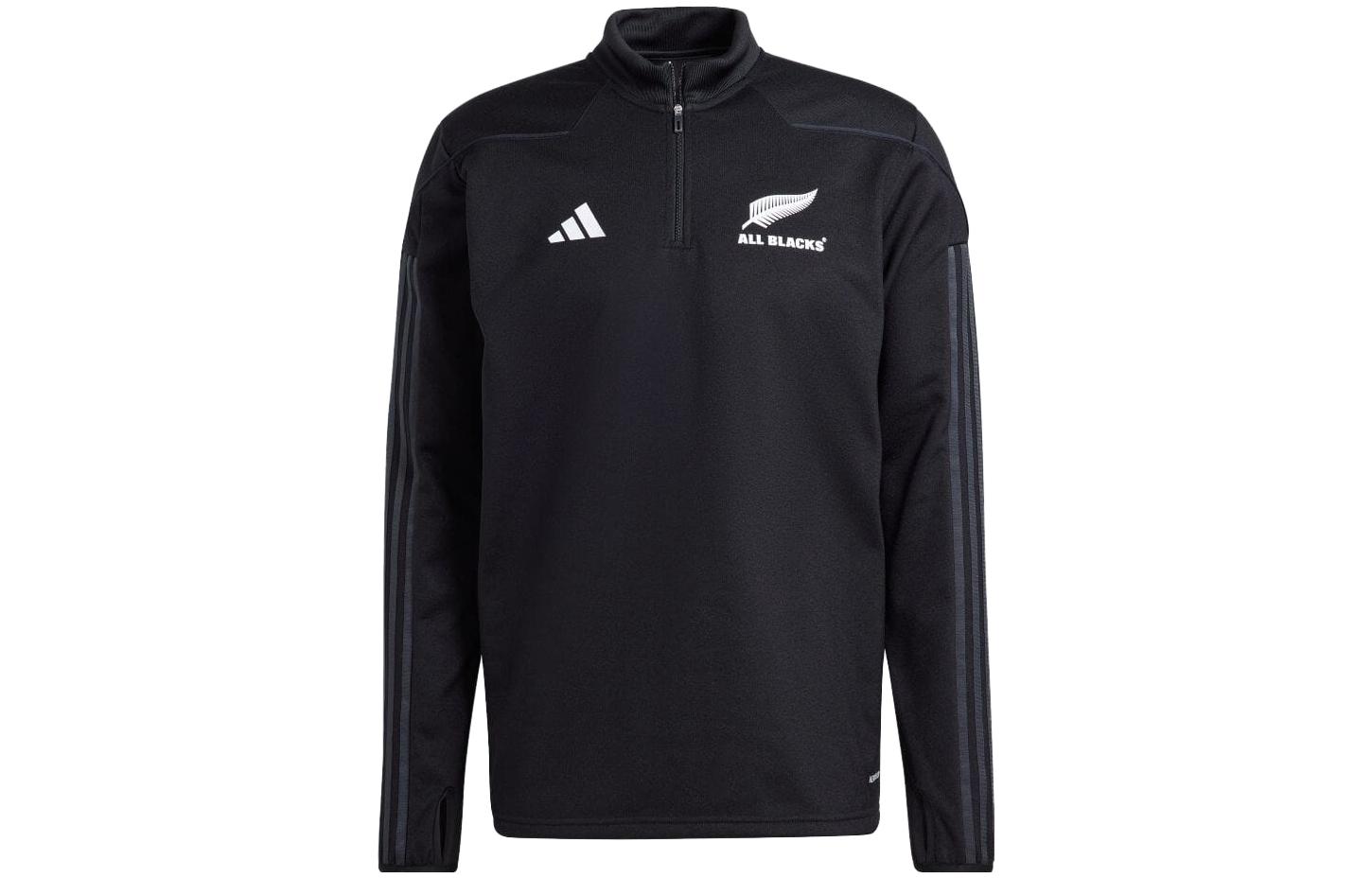 adidas Aeroready Letter Logo Mock Neck Long Sleeve Jacket Black () IK4631