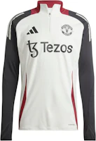 adidas AEROREADY Manchester United Retro Soccer Training Pullover - Off-White JE3737 adidas AEROREADY Manchester United Retro Soccer Training Pullover - Off-White JE3737