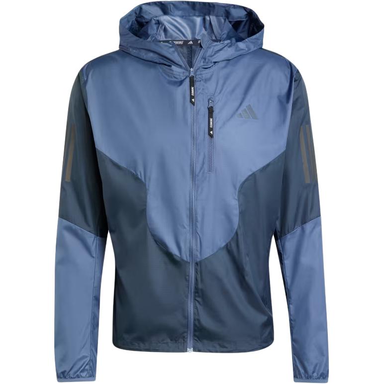 adidas AEROREADY Running Jacket Aurora Ink/Pre-Dyed Ink Hoodie IV7670