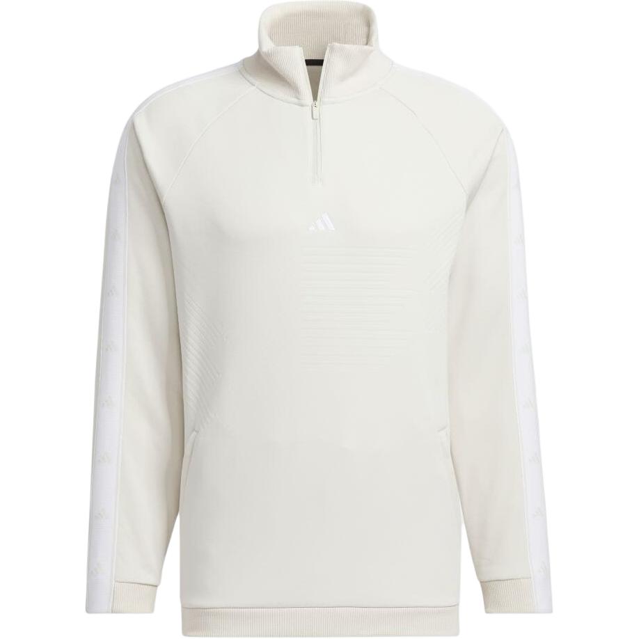 adidas AEROREADY Thermal Fleece Half-Zip Sweatshirt Unisex - Oxidized Aluminum IM7248