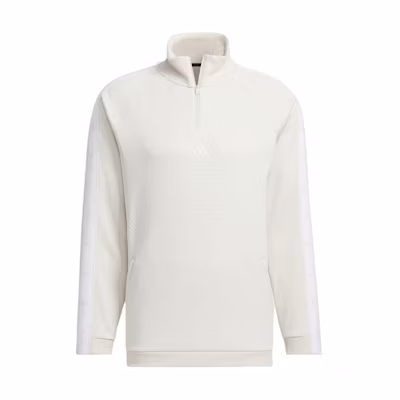 adidas AEROREADY Thermal Fleece Half-Zip Sweatshirt Unisex - Oxidized Aluminum IM7248