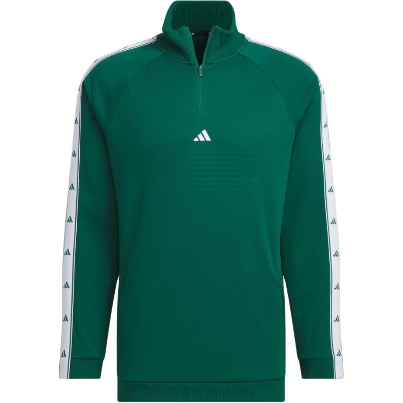 adidas AEROREADY Thermal Fleece Unisex Sweatshirt Soft Print Collegiate Green IM7239
