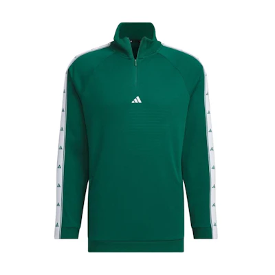 adidas AEROREADY Thermal Fleece Unisex Sweatshirt Soft Print Collegiate Green IM7239