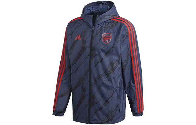 adidas AFC Windbreaker Arsenal England Jacket Dark Navy Football Casual FQ6932