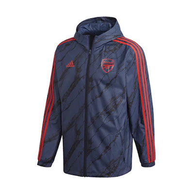 adidas AFC Windbreaker Arsenal England Jacket Dark Navy Football Casual FQ6932