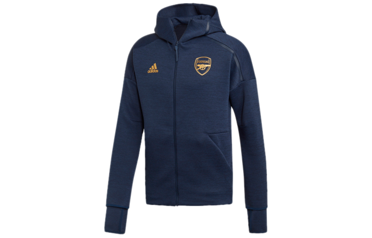 adidas AFC ZNE HD 3 0 Arsenal Football Hoodie Jacket Navy Blue () EH5612