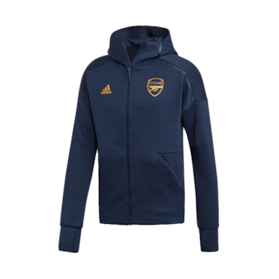 adidas AFC ZNE HD 3 0 Arsenal Football Hoodie Jacket Navy Blue () EH5612