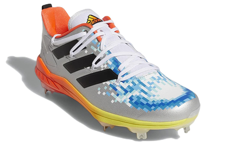 Lookbook adidas Adizero Afterburner 8 Cleats 低筒抗磨訓練鞋 白藍橙