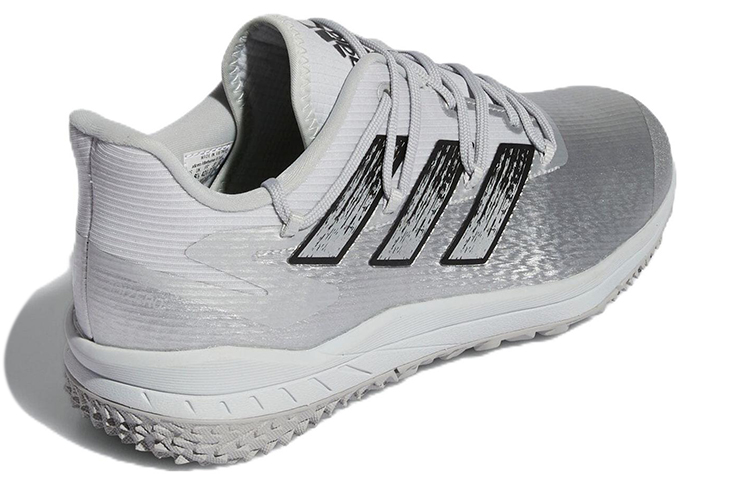 Shop adidas Afterburner 8 Turf 低筒耐磨訓練鞋 銀色