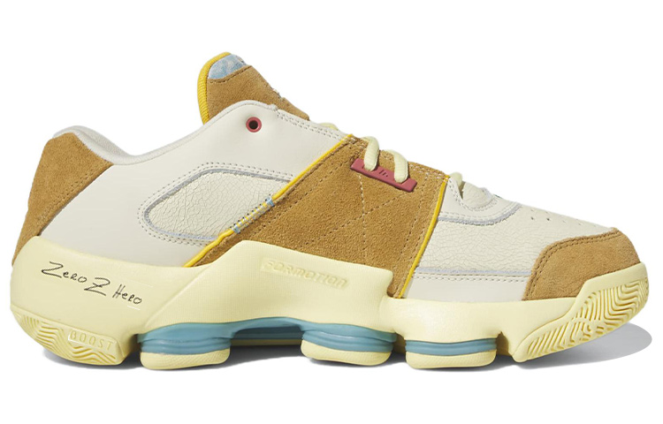 Order adidas Agent Gil Restomod 減震防滑耐磨 低筒 復古籃球鞋 男款 白黃