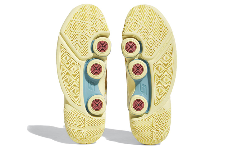 Details for adidas Agent Gil Restomod 減震防滑耐磨 低筒 復古籃球鞋 男款 白黃