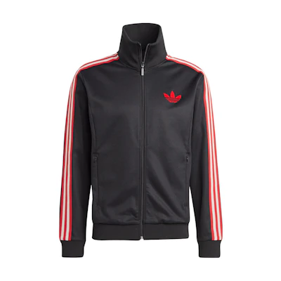 adidas AJAX Amsterdam OG Logo Striped Retro Track Jacket Black - Long Sleeve IN4719