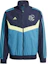 Order adidas Ajax Amsterdam SS24 Logo Striped Zip-Up Track Jacket Navy/White IT4210