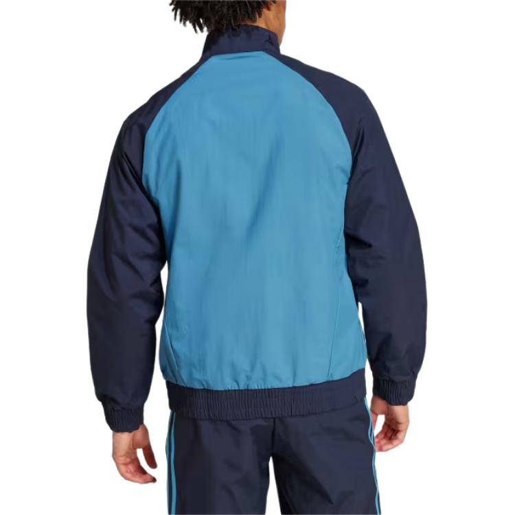 adidas Ajax Amsterdam SS24 Logo Striped Zip-Up Track Jacket Navy/White IT4210 圖 4