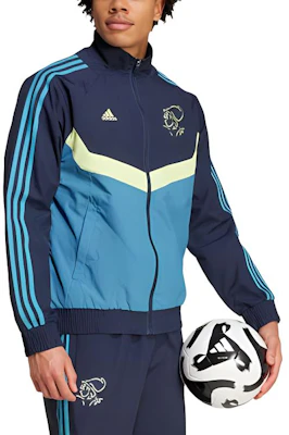 adidas Ajax Amsterdam SS24 Logo Striped Zip-Up Track Jacket Navy/White IT4210 Purchase adidas Ajax Amsterdam SS24 Logo Striped Zip-Up Track Jacket Navy/White IT4210