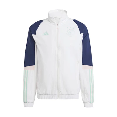 adidas AJAX Amsterdam Tiro 23 Track Jacket White Retro Sports Design Men HZ7767