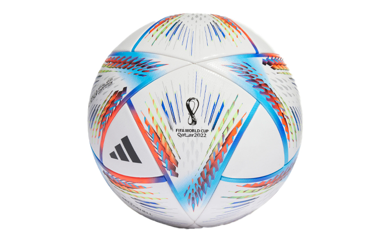 adidas AL RIHLA COM FIFA World Cup Match Ball White/Blue/Fluorescent Red H57792