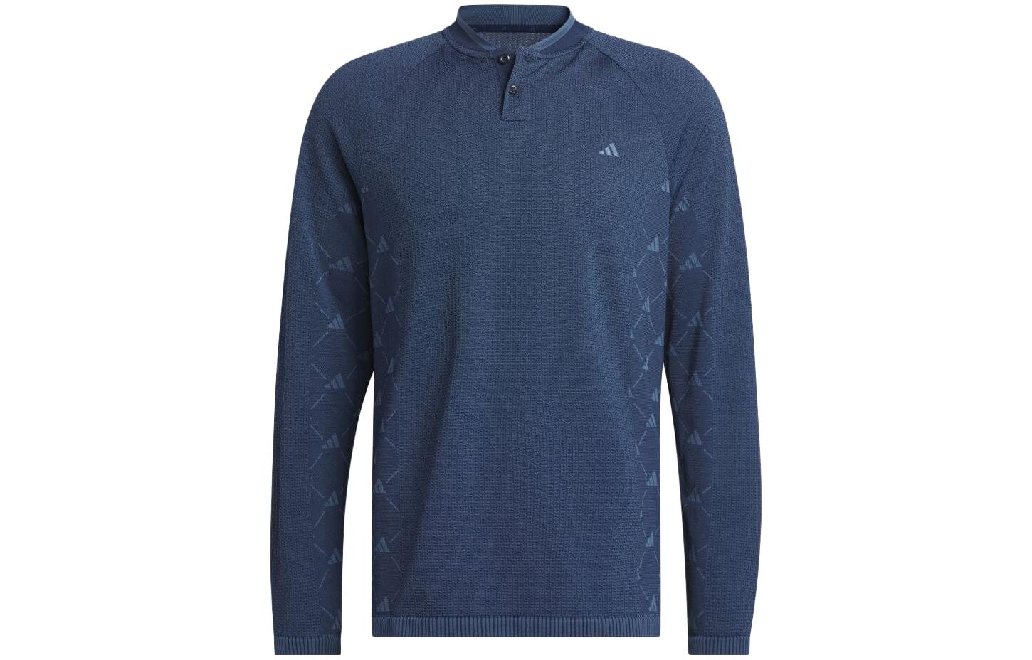 adidas All-Over Logo Crewneck Sweatshirt Japanese Edition Navy Blue () HY1792-JAPAN