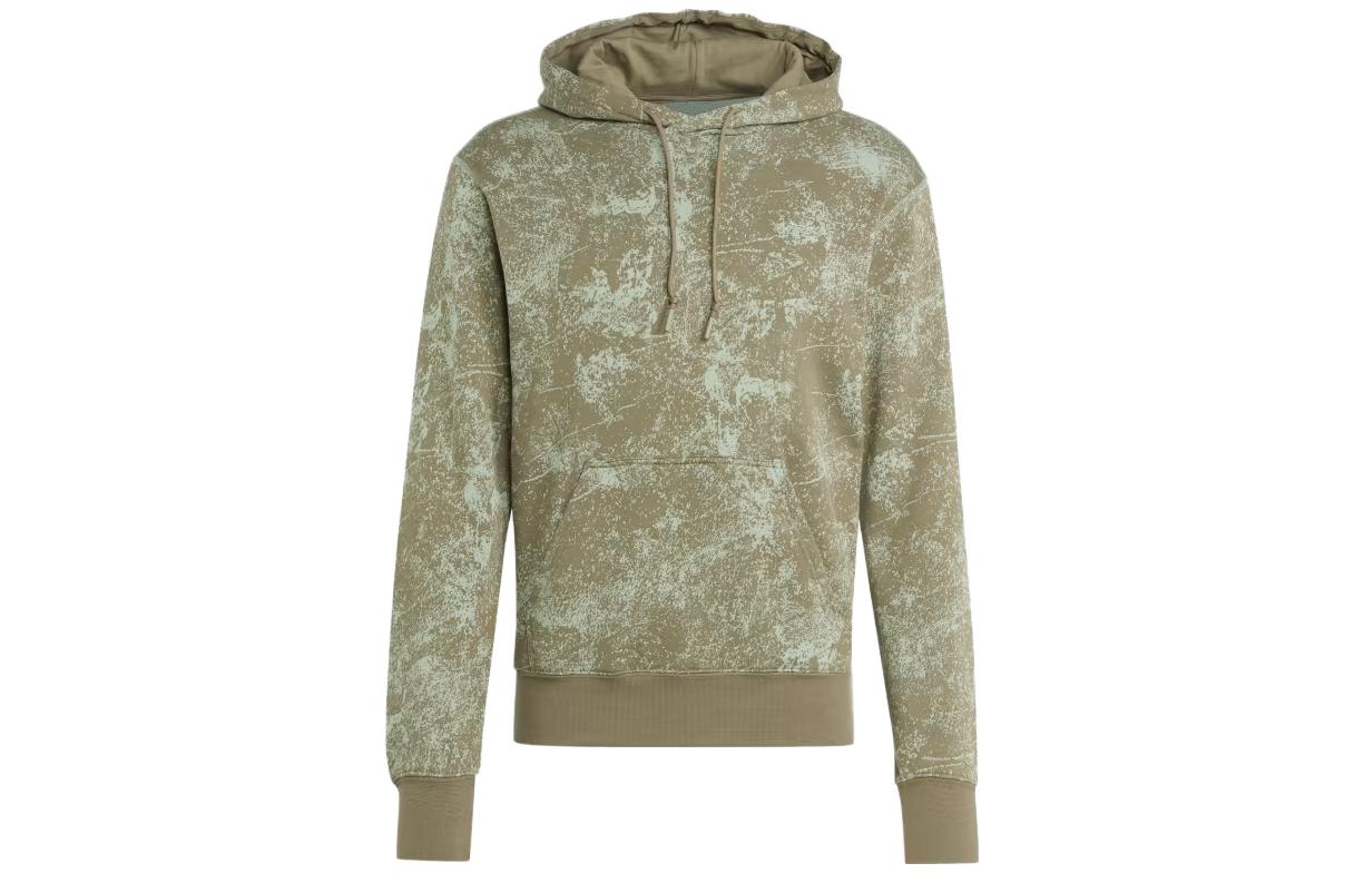 adidas All-Over Print Hoodie Green (Japan Edition) - Long Sleeve Casual IL5179-JAPAN