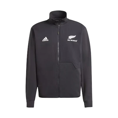 adidas All Blacks Rugby Anthem Jacket Black Long-Sleeve Track Jacket HZ9787