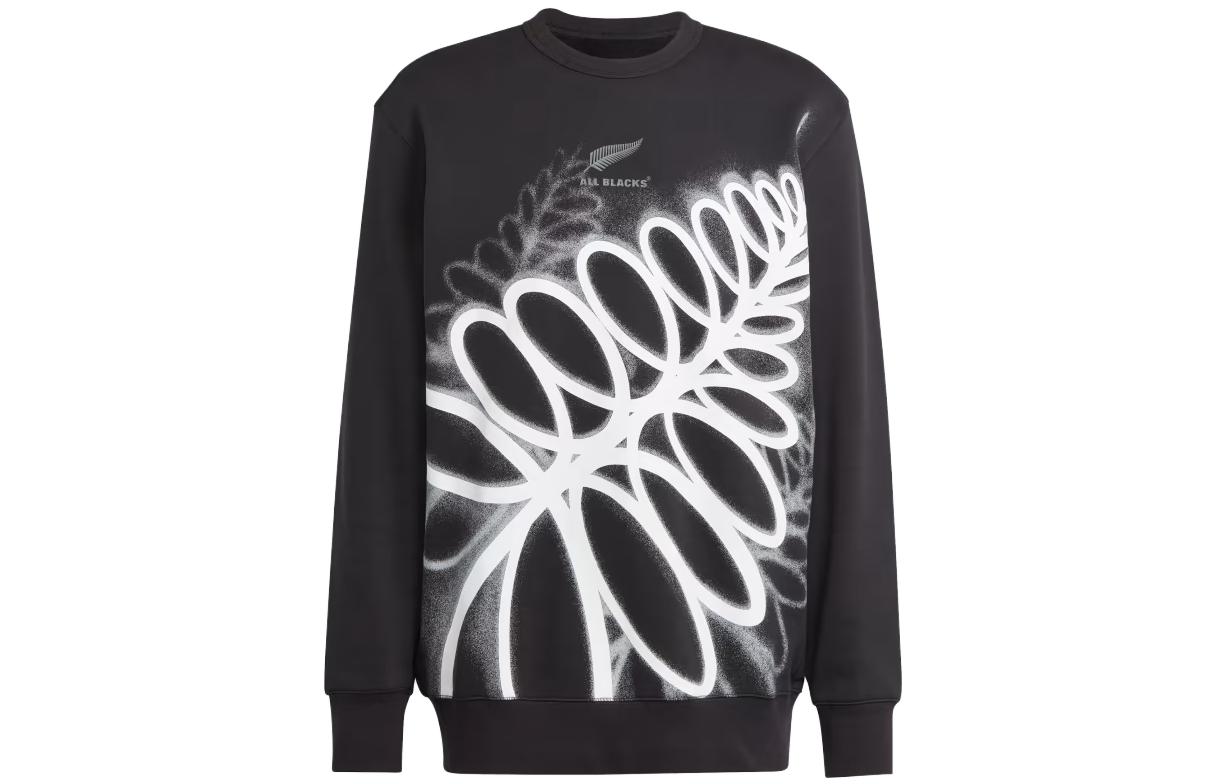 adidas All Blacks Rugby Long Sleeve Crewneck Sweatshirt Black - Casual Wear IA5001