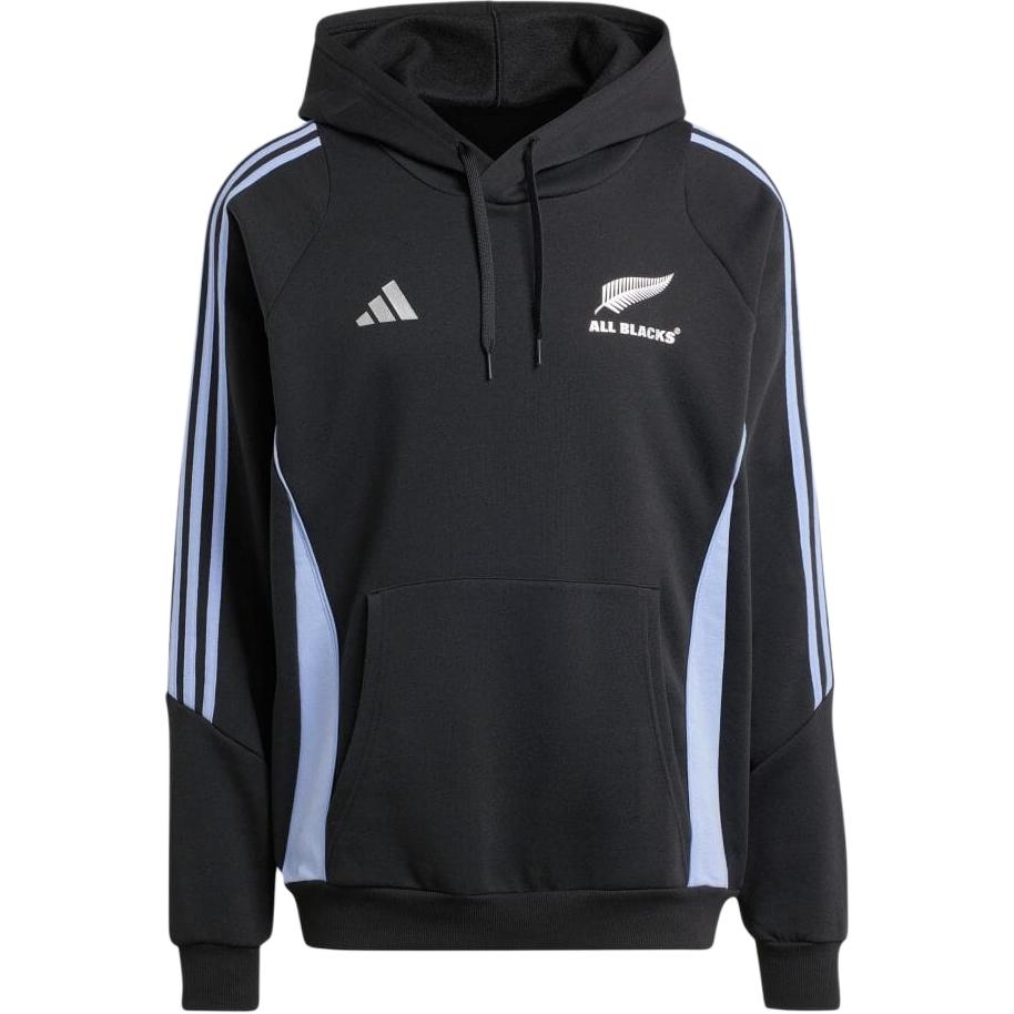 adidas All Blacks Rugby Striped Long Sleeve Sweatshirt Black/Blue Spark IX0706