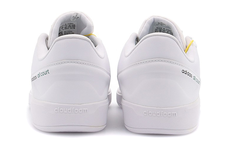 Shop 愛迪達 Cloudfoam All Court 休閒 低筒 板鞋 男女同款 黑白