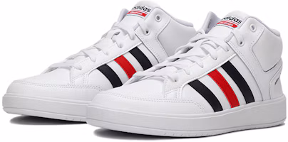 Lookbook adidas All Court Mid Shoes Black//Red 'White' H02982