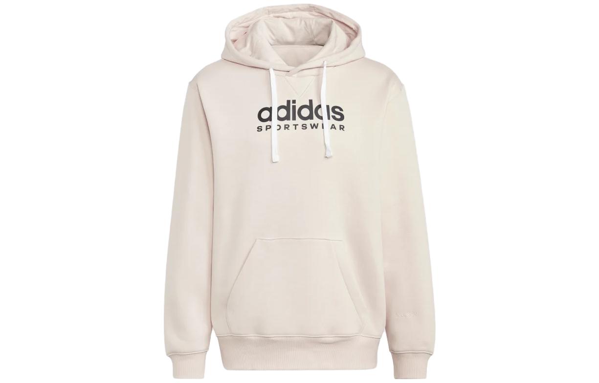 adidas All Szn Fleece Graphic Hoodie Letter Logo Quartz Color IC9776