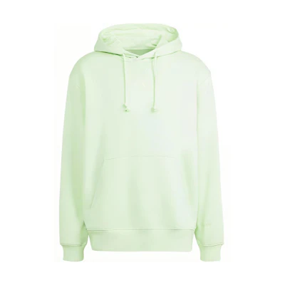 adidas All Szn Fleece Hoodie Light Green Long-Sleeve Pullover IX3951