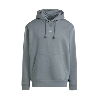 adidas All Szn Fleece Hoodie Long Sleeve Gray Pullover IX3959