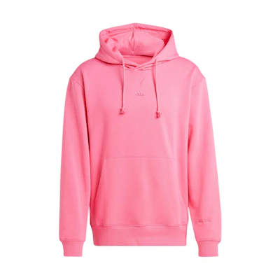 adidas All Szn Fleece Hoodie Solid Logo Pullover Pulse Magenta IX3957